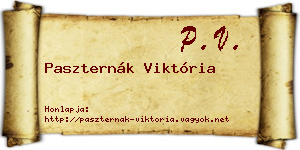 Paszternák Viktória névjegykártya