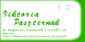 viktoria paszternak business card